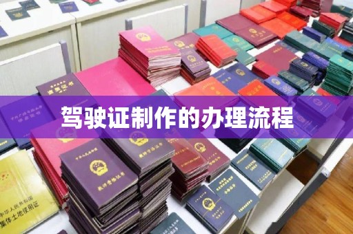 杭锦旗驾驶证制作的办理流程